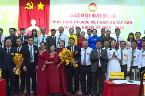 Đại hội đại biểu MTTQ Việt Nam xã Tây Sơn lần thứ I, nhiệm kỳ 2025 - 2030